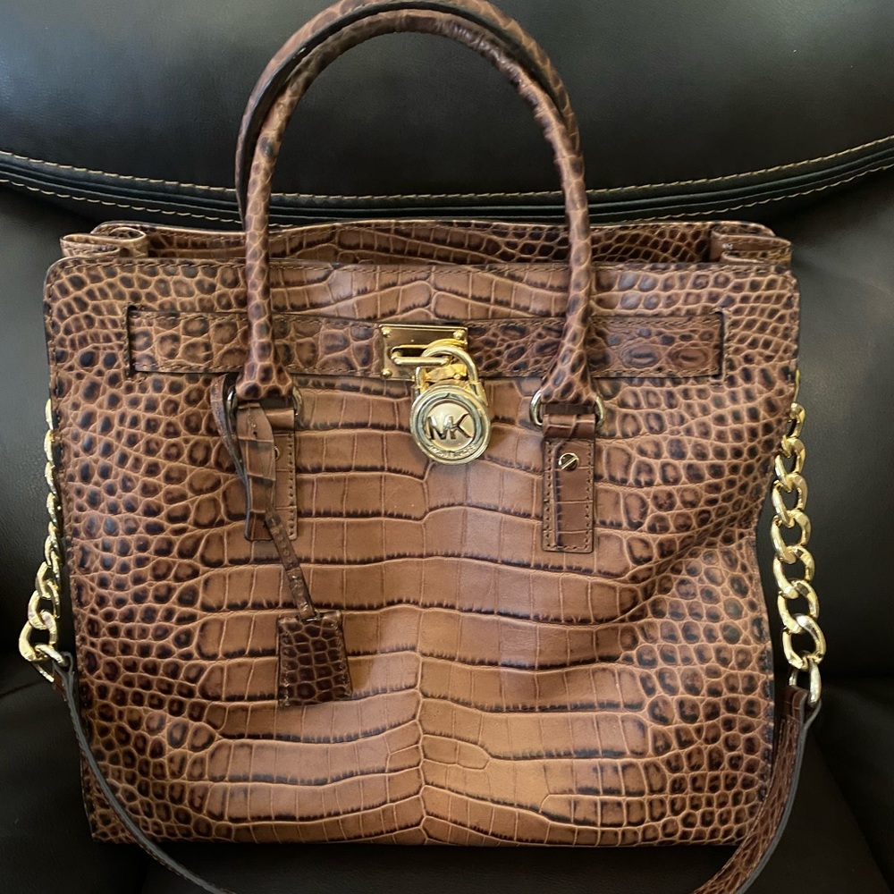 Crocodile Michael Kors Hamilton Tote!!!